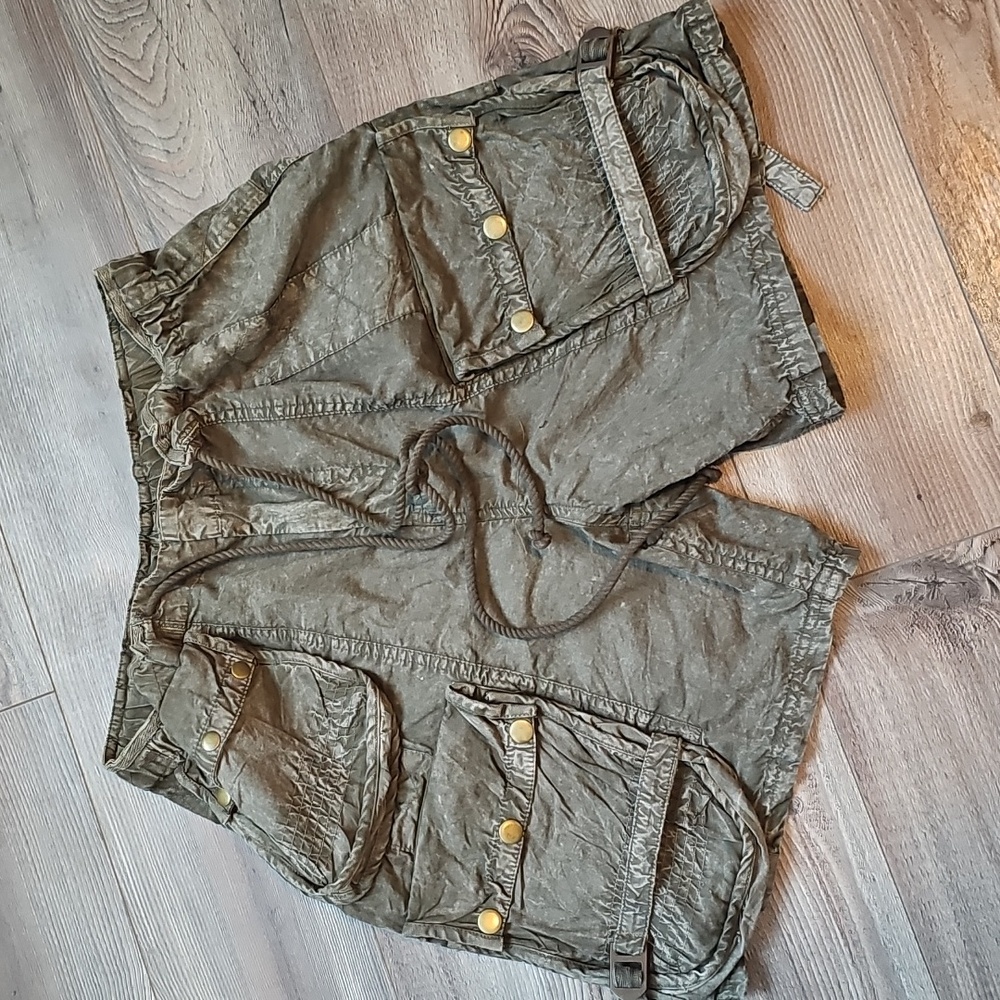 Free People Moon Bay Parachute Shorts